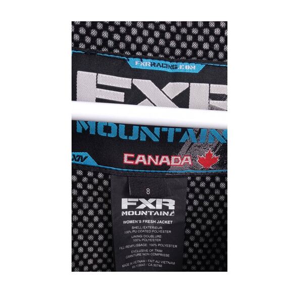 FXR Mountian Fresh Snowmobile Jacket Women's Size 8 - Picture 5 of 8